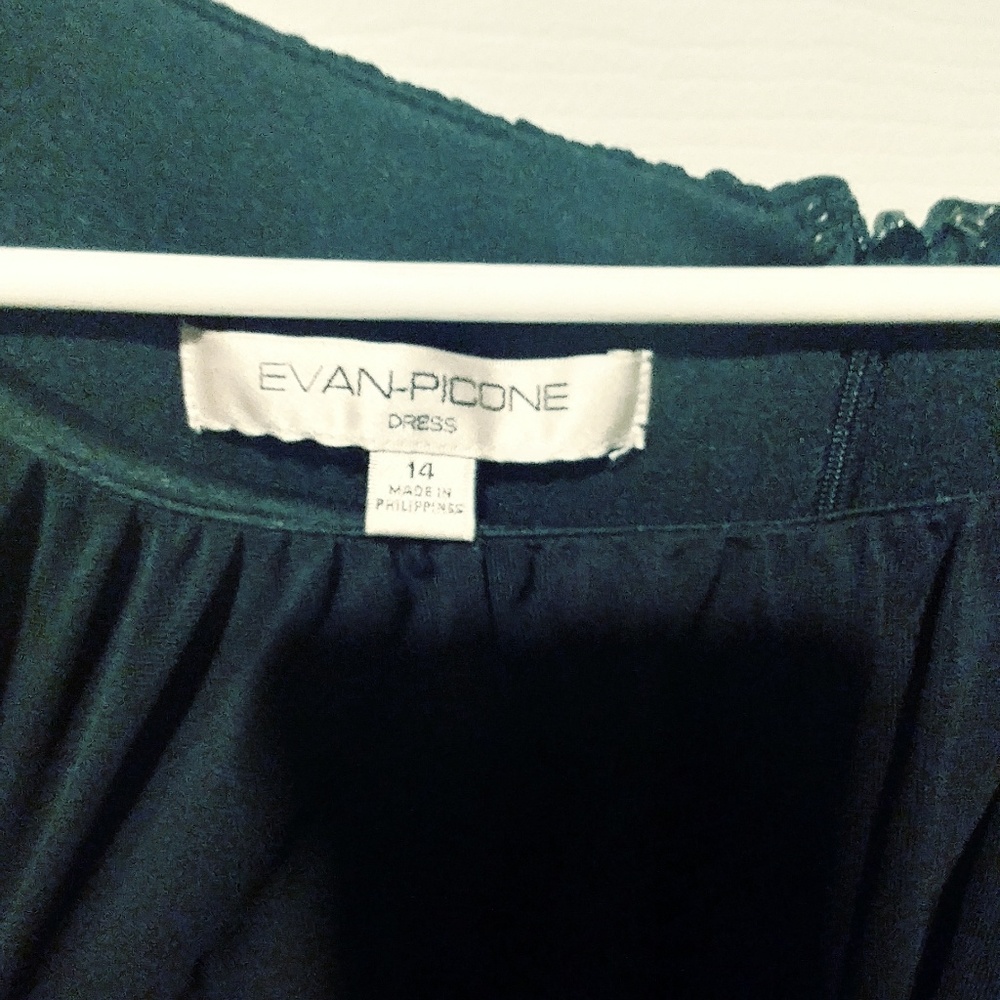 Evan-Picone Mini Dress(Black) - Picture 7 of 7